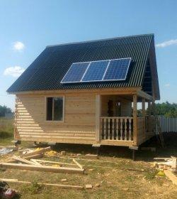 А1200-Р Автономная солнечная электростанция для дома, с. Укромное, г. Симферополь, Крым